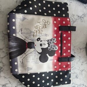 Disney Minnie Mouse Tote Bag - Black, Red, White